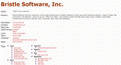 Desktop Screenshot of bristle.com