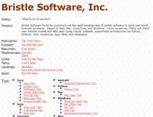 Tablet Screenshot of bristle.com